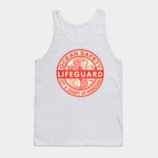 Hawaii Lifeguard Logo Tank Top